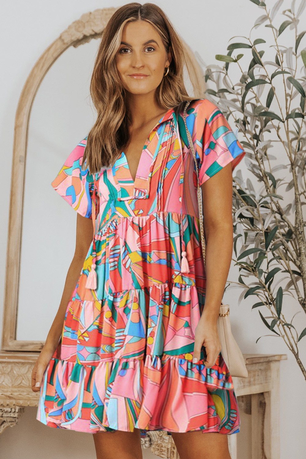 Oasis Tassel Dress